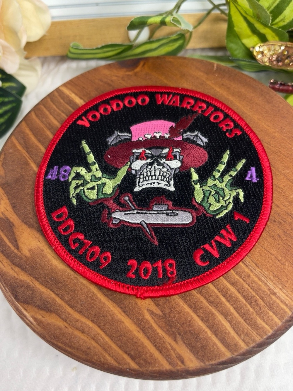 US Navy HSM-48 Voodoo Warriors DDG-109 USS Jason Dunham 2018 Embroidered Patch